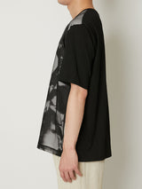 TRANSPARENT FLOWER T LAYERED T-SHIRTS