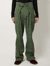 CREPE CARGO PANTS