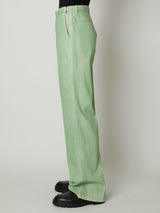 LEATHER COATING SLACKS