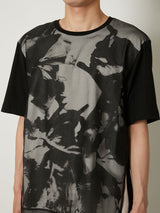 TRANSPARENT FLOWER T LAYERED T-SHIRTS