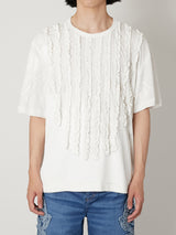 RUFFLE PRINT T-SHIRTS