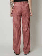 LEATHER COATING SLACKS