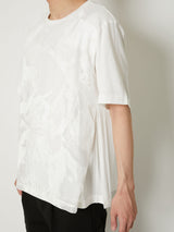 TRANSPARENT FLOWER T LAYERED T-SHIRTS