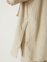 CREPE OPEN COLLAR SHIRTS