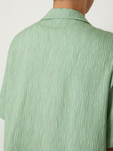 CREPE OPEN COLLAR SHIRTS