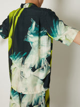 SILK OPEN COLLAR SHIRTS