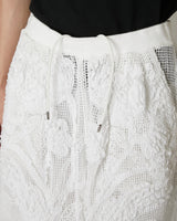 MESH EMBROIDERY SHORTS
