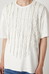 RUFFLE PRINT T-SHIRTS
