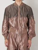 SHEER GRADATION MA-1 BLOUSON