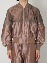 SHEER GRADATION MA-1 BLOUSON