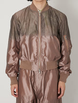 SHEER GRADATION MA-1 BLOUSON
