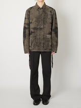 MOLE JACQUARD DENIM BLOUSON