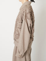 WOOL ZIP BLOUSON