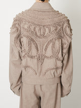 WOOL ZIP BLOUSON