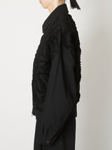 WOOL ZIP BLOUSON