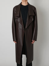 Unlined Sheep Leather Coat
