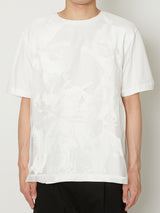 TRANSPARENT FLOWER T LAYERED T-SHIRTS