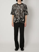 EUROPEAN MOTIF MESH T-SHIRTS