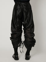 SHEER GRADATION PARACHUTE PANTS