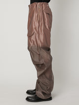 SHEER GRADATION PARACHUTE PANTS