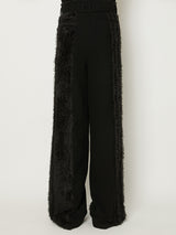 FUR TWEED BELT PANTS
