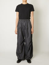 TUCKED BALLOON DENIM