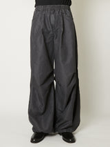 TUCKED BALLOON DENIM
