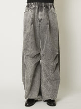 TUCKED BALLOON DENIM