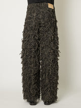 SHAGGY DENIM PANTS