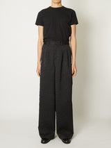 TEXTURED SHRINKAGE TROUSERS