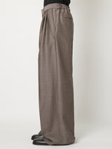 TWO-TUCK WIDE TROUSERS