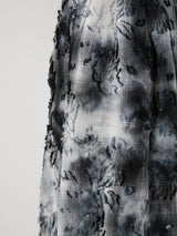 TIE-DYE CHECK SHORT PANTS