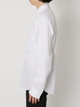 FLOWER EMBROIDERY REGULAR SHIRT