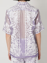 SHEER BANDANA SHORT SLEEVE SHIRT