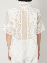 SHEER BANDANA SHORT SLEEVE SHIRT