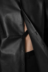 Unlined Sheep Leather Shirt