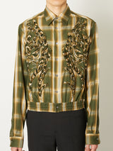 EMBROIDERED BLOUSON SHIRT