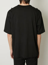 RUFFLE PRINT T-SHIRTS