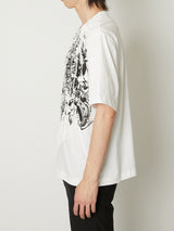 RUFFLE PRINT T-SHIRTS
