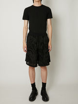 MESH EMBROIDERY SHORTS