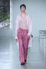 LEATHER COATING SLACKS