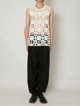 ALL EMBROIDERY TANK TOP