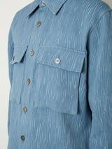 CREPE BOX SILHOUETTE SHIRT - TAAKK