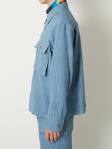 CREPE BOX SILHOUETTE SHIRT - TAAKK
