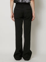 CREPE FLARE PANTS - TAAKK
