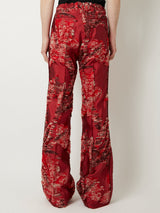 CUT JACQUARD PANTS - TAAKK