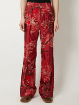 CUT JACQUARD PANTS - TAAKK