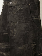DENIM CURVED PANTS - TAAKK