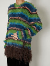 FUR KNIT PULLOVER - TAAKK