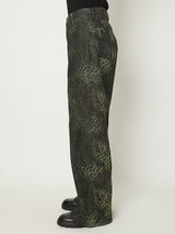 MIX TURE DENIM WIDE 5-POCKET PANTS MODEL - TAAKK